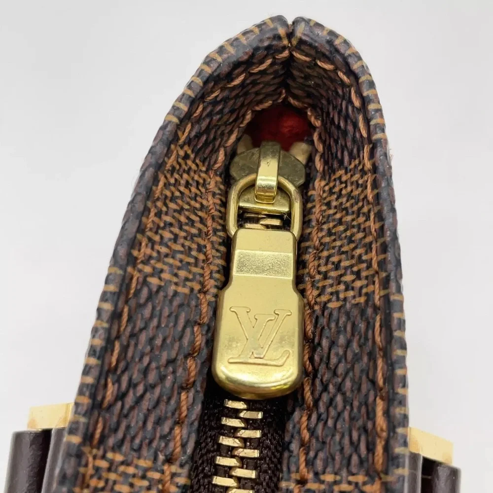 Authentic Louis Vuitton Damier Ebene Manosque GM Pouch W/Box mini bag - Picture 12 of 17